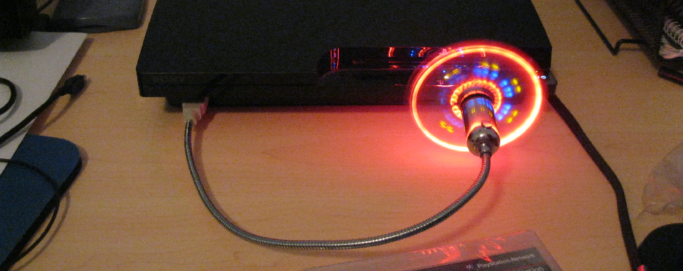 PS3 Slim with Fan