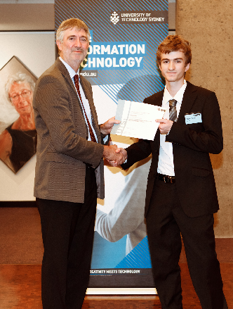 Receiving UTS BIT Co-op Scholarship